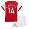 Officiële Voetbalshirt + Korte Broek Arsenal Pierre-Emerick Aubameyang 14 Thuis 2021-22 - Kids